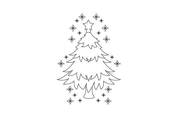 Christmas Tree - Embroidery Pattern