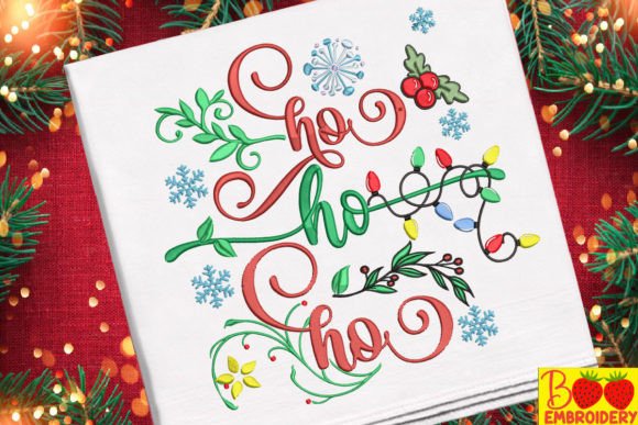 Ho Ho Ho Embroidery Review