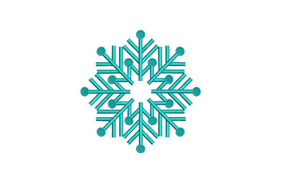 Magical Snowflake Embroidery